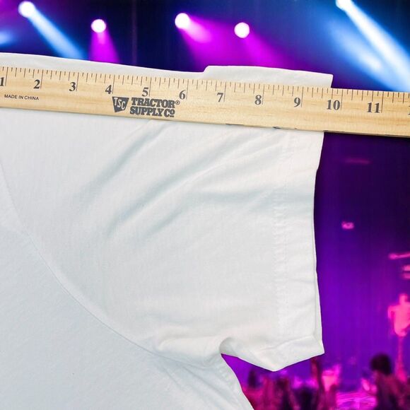 Fitz And The Tantrums Band Tour Concert Tee Mens Size XL - White & Neon T-Shirt - Picture 7 of 7